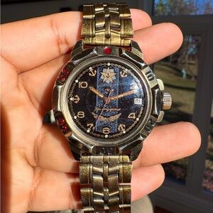Vostok 2414 Commander Sea Anchor Mechanical Diver Watch Vintage 60s USSR 39mm